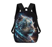 sinyumoney Galactic Tiger Majesty Sac À Dos Imprimé En 3D, Sac D'école Décontracté Et Tendance Pour Enfants, Sac D'école Pour Garçons, Collégiens 17inch