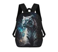 sinyumoney Galactic Tiger Majesty Sacs À Dos Décontractés Pour Enfants, Sacs D'école Pour Adolescents, Filles Et Garçons, Sacs À Dos Pour Livres 17inch