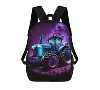 sinyumoney Galactic Tractor Adventure-14 17inch Sacs À Dos Scolaires Imprimés En 3D - Sacs À Dos Tendance Pour Garçons Du Primaire Et Du Collège