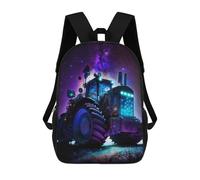 sinyumoney Galactic Tractor Lights-2 Sac À Dos Scolaire Pour Enfants, Imprimé En 3D, Sac À Dos Tendance Pour Garçons, Élèves Du Primaire Et Du Collège 17inch