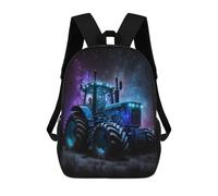 sinyumoney Galactic Tractor Lights Sac À Dos Scolaire Imprimé En 3D Pour Enfants, Sac À Dos De Voyage, Sac Tendance Et Décontracté Pour Écoliers 17inch