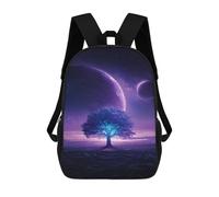 sinyumoney Galactic Tree Glowing in Space Sac À Dos Scolaire, Sac À Dos De Jour, Sac À Dos Professionnel, Sac À Livres Imperméable Pour Filles, Garçons Et Adolescents 17inch