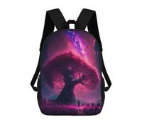 sinyumoney Galactic Tree of Dreams Sac À Dos Scolaire Pour Filles Et Garçons, Grande Capacité, Léger, Pour Enfants Et Étudiants 17inch