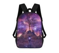 sinyumoney Galactic Tree of Life -11 Sac À Dos Enfant, Sac À Dos Anime, Grand Sac À Dos Enfant, Sac À Dos Imprimé En 3D Pour Enfants, Cartable, Cartable Pour Garçons Et Filles 17inch