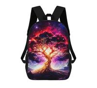 sinyumoney Galactic Tree of Life -8 Sacs À Dos Imprimés En 3D Pour Enfants, Sacs D'école Tendance Pour Garçons, Élèves Du Primaire Et Du Collège 17inch