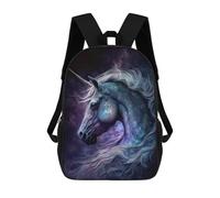 sinyumoney Galactic Unicorn Art Print-3 Sacs À Dos Tendance Imprimés En 3D 17inch Sac D'école Décontracté Pour Enfants, Garçons, Élèves Du Primaire Et Du Collège