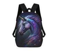 sinyumoney Galactic Unicorn Art Print-4 Sacs À Dos Pour Enfants, Sac À Dos Scolaire Imprimé En 3D Pour Enfants, Sac À Dos De Voyage, Sac À Livres Pour Enfants 17inch Sac D'école