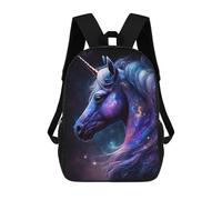 sinyumoney Galactic Unicorn Art Print-5 Sacs À Dos Tendance Imprimés En 3D 17inch Sac D'école Décontracté Pour Enfants, Garçons, Élèves Du Primaire Et Du Collège