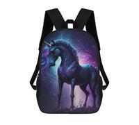 sinyumoney Galactic Unicorn Majesty -2 Sac À Dos Scolaire Imprimé En 3D Pour Enfants, Sac À Dos Garçon/fille, Sac De Voyage Pour Enfants 17inch