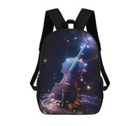 sinyumoney Galactic Violin Melody Sac À Dos Scolaire Imprimé En 3D Pour Enfants, Sac À Dos De Voyage, Sac Tendance Et Décontracté Pour Écoliers 17inch