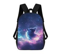 sinyumoney Galactic Wolf in Space Sac À Dos Scolaire Pour Enfants, Imprimé En 3D, Tendance Et Décontracté, Pour Garçons, Élèves Du Primaire Et Du Collège 17inch