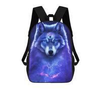 sinyumoney Galactic Wolf Spirit -1 Sac À Dos Imprimé 3D Pour Enfants, Sac À Dos Léger Pour Écoliers Et Écoliers, Sac À Goûter Pour La Crèche 17inch