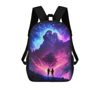 sinyumoney Galaxy Couple Nebula Sacs À Dos Pour Garçons, Cartables Imprimés En 3D, Sacs À Dos De Voyage Tendance Pour Garçons (primaire, Collège) 17inch