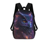 sinyumoney Galaxy Owl Bird Sac À Dos Scolaire Pour Filles Et Garçons, Grande Capacité, Léger, Pour Enfants Et Étudiants 17inch
