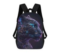 sinyumoney Galaxy Panther Animal Sac À Dos Scolaire Pour Filles Et Garçons, Grande Capacité, Léger, Pour Enfants Et Étudiants 17inch