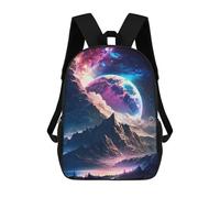 sinyumoney Galaxy Planet Veil Sacs À Dos Pour Enfants, Cartables Imprimés En 3D, Sacs À Dos Pour Élèves Du Primaire Et Du Collège, Garçons Et Filles 17inch