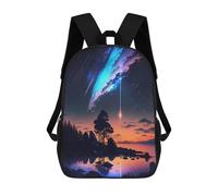 sinyumoney Galaxy Sunset Anime Sacs À Dos Pour Garçons, Cartables Imprimés En 3D, Sacs À Dos De Voyage Tendance Pour Garçons (primaire, Collège) 17inch