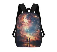 sinyumoney Galaxy Sunset Sacs À Dos Pour Garçons, Cartables Imprimés En 3D, Sacs À Dos De Voyage Tendance Pour Garçons (primaire, Collège) 17inch