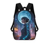 sinyumoney Gazing at The Future Sac À Dos Imprimé En 3D Pour Garçons, Sac D'école Grande Capacité, Sac De Voyage, Sac À Livres, Sac D'école Pour Garçons, Mochila 17inch