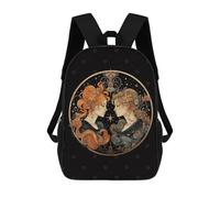 sinyumoney Gemini Astrology Horoscope Sac À Dos Scolaire Pour Adolescents, Imprimé En 3D, Ajustable, À Poches Tendance, Pour Enfants, Garçons, Filles, Étudiants Et Adolescents 17inch