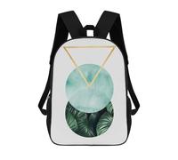 sinyumoney Geometric And Floral 3 Sacs À Dos Pour Enfants, Cartables Imprimés En 3D, Sacs À Dos Pour Élèves Du Primaire Et Du Collège, Garçons Et Filles 17inch
