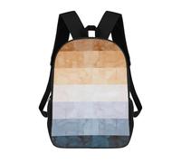 sinyumoney Geometric Collage F Sac À Dos Scolaire Imprimé En 3D Pour Garçons Et Filles, Sac À Dos Pour Ordinateur Portable Pour Enfants/étudiants/adultes 17inch