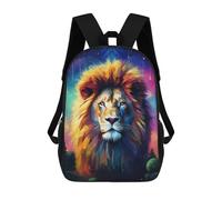sinyumoney Geometric Lion Sacs À Dos Pour Enfants, Cartables, Sacs À Dos Scolaires Imprimés En 3D, Sacs À Dos De Voyage Tendance Pour Enfants (primaire, Collège) 17inch