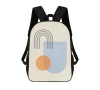 sinyumoney Geometric Shapes 05 Sacs À Dos Pour Enfants, Cartables Imprimés En 3D, Sacs À Dos Pour Élèves Du Primaire Et Du Collège, Garçons Et Filles 17inch