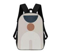 sinyumoney Geometric Shapes 9 Sacs À Dos Pour Enfants, Sac D'école Imprimé En 3D, Cartable Pour Enfants, Sac De Voyage, Sac À Dos Garçon Fille, Sac D'école Pour Enfants 17inch