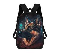 sinyumoney German Shepherd Dog Sac À Dos Enfant, Cartable Pour Garçons Et Adolescents, Sac À Dos De Voyage, Sac À Dos Scolaire, Sac À Livres 17inch