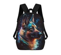 sinyumoney German Shepherd Dog Sacs À Dos Pour Enfants, Cartables Imprimés En 3D, Sacs À Dos Pour Élèves Du Primaire Et Du Collège (garçons Et Filles) 17inch