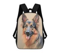 sinyumoney German Shepherd Sketch Sacs À Dos Imprimés En 3D Pour Enfants, Sacs D'école Tendance Pour Garçons, Sacs De Voyage, Sacs Scolaires Pour Élèves Du Primaire 17inch