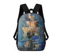 sinyumoney Ghost Ship 2 Sac À Dos Scolaire Pour Filles Et Garçons, Grand Sac À Dos Léger Pour Enfants Et Étudiants 17inch