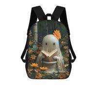 sinyumoney Ghost Sitting on Toilett Sac À Dos Imprimé En 3D Pour Enfants, Sac D'école Grande Capacité, Sac De Voyage, Sac À Livres, Sac À Dos Scolaire Pour Enfants 17inch