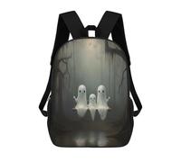 sinyumoney Ghostly Swing in Forest Sac À Dos Scolaire Pour Enfants 17 Pouces, Sac À Dos Décontracté Pour Les Voyages, Grand Sac À Dos De Jour Pour Garçons Et Filles 17inch