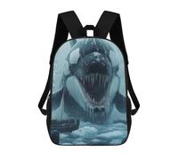 sinyumoney Giant Orca in Arctic Waters Sac À Dos, Cartable Imprimé En 3D, Sac À Goûter, Sac À Dos De Voyage, Sac À Dos Entre Amis, Sac À Dos Scolaire Pour Filles Et Garçons 17inch