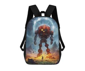 sinyumoney Giant Robot Awakening Sac À Dos Enfant, Cartable Imprimé En 3D Pour Garçons Et Adolescents 17inch