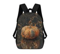 sinyumoney Gilded Pumpkin Decorative Fall Decoration Sacs À Dos Pour Enfants 17inch Sac À Dos Scolaire, Sac D'école Imprimé En 3D Pour Garçons, Élèves Du Primaire Et Du Collège