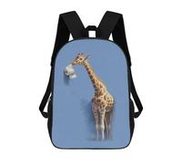sinyumoney Giraffe Eating Toilet Paper Sac À Dos Imprimé 3D Pour Enfants, Sac À Dos Léger Pour Écoliers Et Écoliers, Sac À Goûter Pour La Crèche 17inch