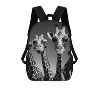 sinyumoney Giraffe Rap Band Sac À Dos Scolaire Pour Enfants Imprimé En 3D, Idéal Pour Les Voyages Et Les Lectures, Pour Les Garçons Et Les Élèves Du Primaire 17inch