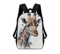 sinyumoney Giraffe Watercolor Sac À Dos Scolaire Imprimé En 3D Pour Garçons Et Filles, Sac À Dos Pour Ordinateur Portable Pour Enfants/étudiants/adultes 17inch