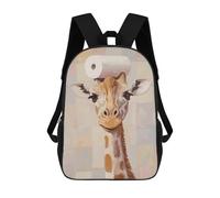 sinyumoney Giraffe with Toilet Paper on Head Sacs À Dos Scolaires Pour Enfants, Sac D'école Imprimé En 3D Pour Garçons, Élèves Du Primaire Et Du Collège 17inch