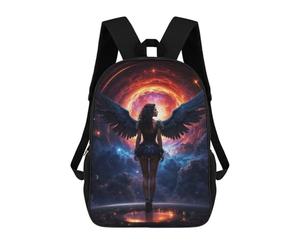 sinyumoney Girl Takes Flight In Space Sac À Dos Scolaire Pour Filles Et Garçons, Grand Sac À Dos Léger Pour Enfants Et Étudiants 17inch