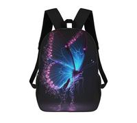 sinyumoney Glowing Butterfly Artwork-9 Sacs À Dos Imprimés En 3D Pour Enfants, Sacs D'école Tendance Pour Garçons, Sacs De Voyage, Sacs Scolaires Pour Élèves Du Primaire 17inch