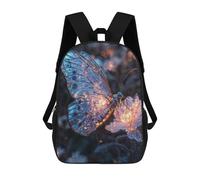 sinyumoney Glowing Butterfly on Flower Sac À Dos En Peluche À Motif Dessin Animé, Sac À Dos 3D Pour Enfants, Idée Cadeau D'anniversaire Pour Garçons Et Filles 17inch