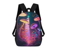 sinyumoney Glowing Forest Mushrooms-4 Sac À Dos Scolaire Imprimé En 3D, Sac À Dos Tendance Pour Enfants, Sac À Dos Pour Garçons, Élèves Du Collège 17inch