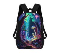 sinyumoney Glowing Forest Pathway Sac À Dos Enfant, Sac D'école, Sac À Dos Imprimé 3D Avec Motif De Dessin Animé, Grande Capacité, Pour Garçons Et Filles 17inch