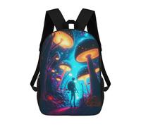 sinyumoney Glowing Mushroom Forest-1 Sac À Dos Pour Garçons Et Adolescents, Sacs À Dos Pour Filles, Sacs À Dos Pour Tout-petits, Sacs À Livres Pour L'école Primaire Et Le Collège 17inch