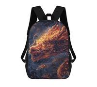 sinyumoney Glowing Red Dragon Sacs À Dos Pour Enfants, Cartables Imprimés En 3D, Sacs À Dos Pour Élèves Du Primaire Et Du Collège, Garçons Et Filles 17inch