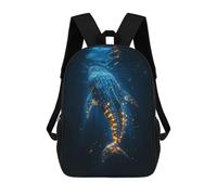 sinyumoney Glowing Whale Shark Sacs À Dos Pour Enfants, Cartables, Sacs À Dos Scolaires Imprimés En 3D, Sacs À Dos De Voyage Tendance Pour Enfants (primaire, Collège) 17inch